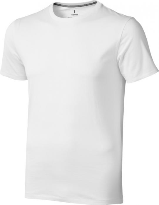 Logo trade liikelahjat mainoslahjat kuva: Nanaimo T-paita, lyhythihainen, valkoinen