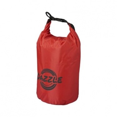 Logo trade mainoslahja ja liikelahja tuotekuva: Survivor vedenpitävä pussi 5 l, punainen