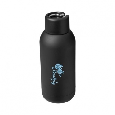 Logotrade mainoslahjat ja liikelahjat tuotekuva: Brea 375 ml:n kuparinvärinen eristetty juomapullo, musta