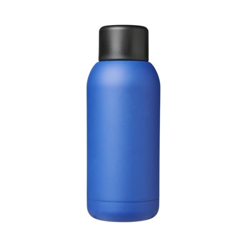 Logotrade liikelahjat kuva: Brea 375 ml:n kuparinvärinen eristetty juomapullo, sininen