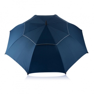 Logotrade liikelahjat kuva: Hurricane myrskynkestävä sateenvarjo, tummansininen