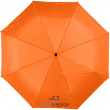 Logotrade liikelahja tuotekuva: 21.5" Alex 3-osainen automaattinen sateenvarjo, oranssi