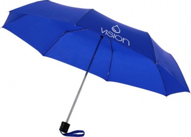 Logo trade liikelahjat tuotekuva: 21,5" Ida 3-osainen sateenvarjo, tummansininen