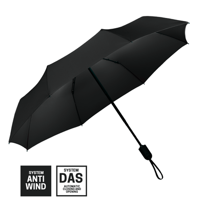 Logotrade mainostuotet kuva: Täysautomaattinen sateenvarjo Cambridge, harmaa