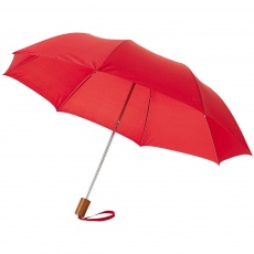 20" Oho 2-osainen sateenvarjo, punainen