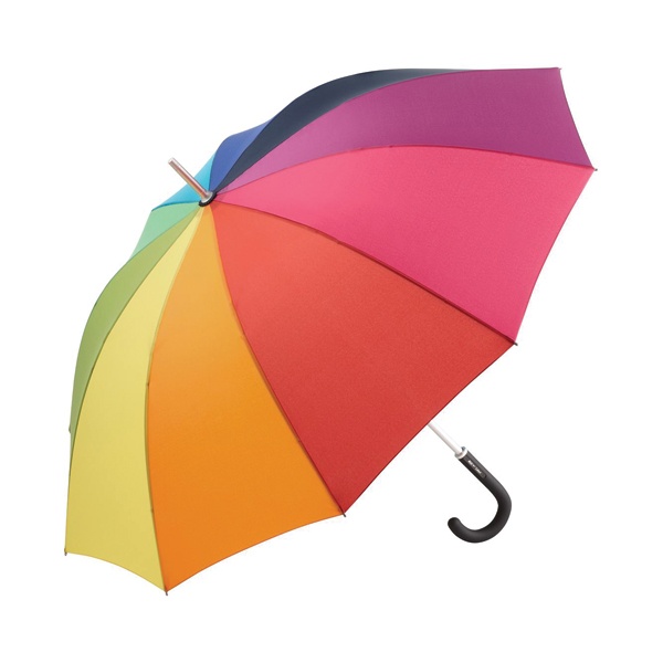 Logotrade liikelahja tuotekuva: Tuulenpitävä sateenkaari sateenvarjo ALU light10