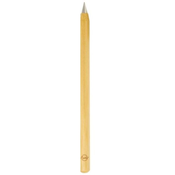 Logotrade liikelahja tuotekuva: Perie bambu musteton kynä, vaaleanruskea