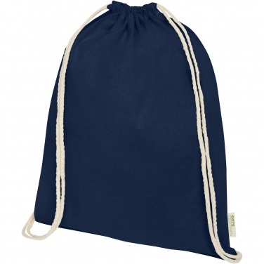 Logotrade mainostuotet kuva: Orissa 100 g/m² organic cotton drawstring bag 5L