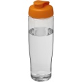 H2O Active® Tempo 700 ml flip kansi urheilujuomapullo, Läpinäkyvä / oranssi