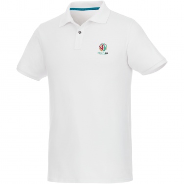 Logotrade mainoslahja ja liikelahja kuva: Beryl short sleeve men's organic recycled polo