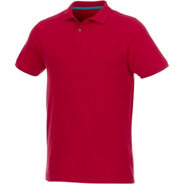 Logotrade mainostuote tuotekuva: Beryl short sleeve men's organic recycled polo