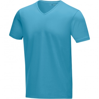 Logotrade liikelahjat mainoslahjat tuotekuva: Kawartha short sleeve men's organic V-neck t-shirt