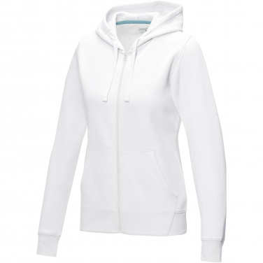 Logo trade mainostuotet tuotekuva: Ruby women’s organic recycled full zip hoodie