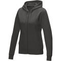 Ruby women’s organic recycled full zip hoodie, Myrskyn harmaa