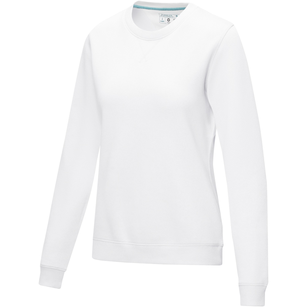 Logotrade mainostuotet kuva: Jasper women’s organic recycled crewneck sweater