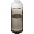 H2O Active® Octave Tritan™ 600 ml urheilujuomapullo pikalukittavalla korkilla, Hiili / valkoinen