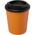 Americano® Espresso 250 ml eristetty juomamuki kierrätetystä materiaalista , Oranssi / tasainen musta