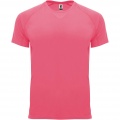 Bahrain miesten lyhythihainen urheilu-t-paita, Fluor Lady Pink