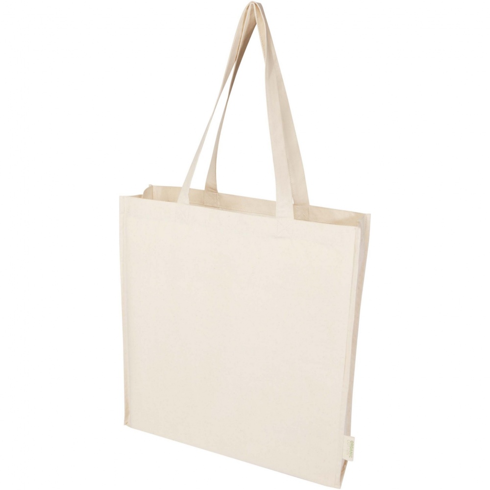 Logotrade mainostuotet kuva: Orissa 180 g/m² organic full gusset tote bag 14L