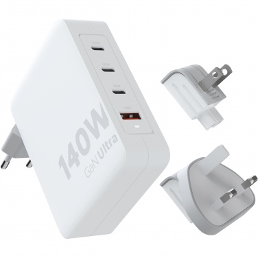 Logotrade mainoslahjat ja liikelahjat tuotekuva: Xtorm XVC2140 GaNUltra 140 W matkalaturi 240 W USB-C PD -kaapelilla