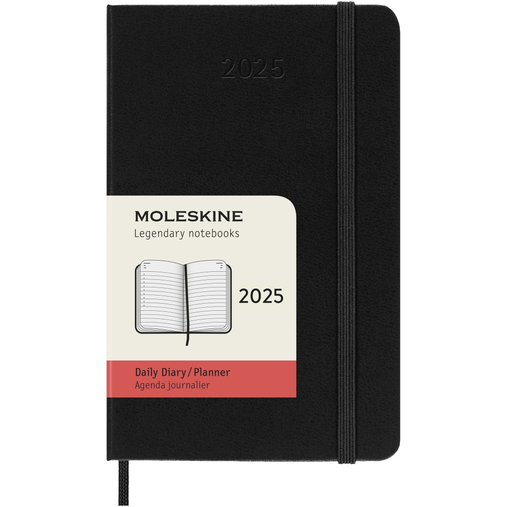 Logotrade mainoslahja ja liikelahja kuva: Moleskine kovakantinen taskukokoinen kalenteri 12 kuukaudelle