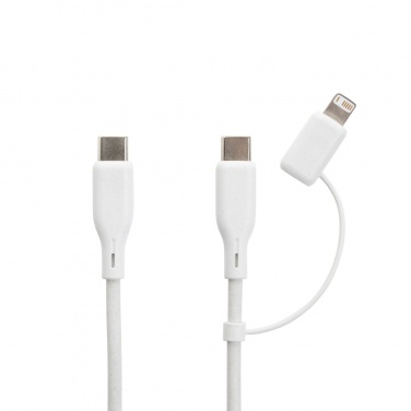 Logo trade mainoslahja ja liikelahja tuotekuva: Boost RCS kierrätetty PET 20W USB-C 2 kpl lataussetti