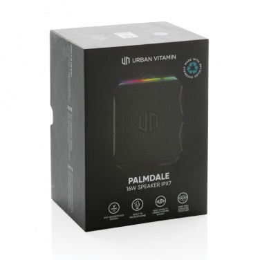 Logotrade mainoslahja ja liikelahja kuva: Urban Vitamin Palmdale 16W kaiutin IPX7 RCS muovista