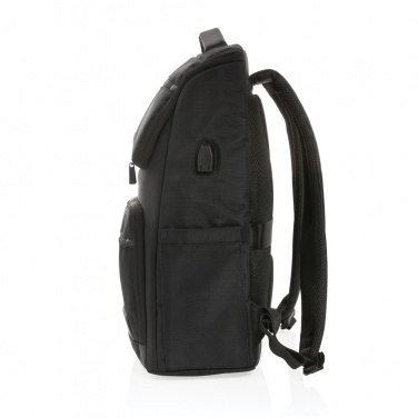 Logotrade mainostuote tuotekuva: Swiss Peak AWARE™ RPET Voyager 15.6" reppu kannettavalle