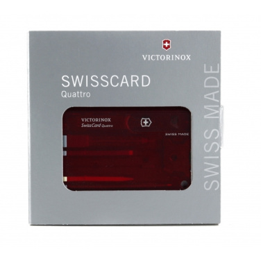 Logotrade mainostuote tuotekuva: SwissCard Quattro Victorinox