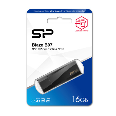 Logotrade mainoslahjat ja liikelahjat tuotekuva: PENDRIVE SILICON POWER BLAZE - B07 3.2 16GB