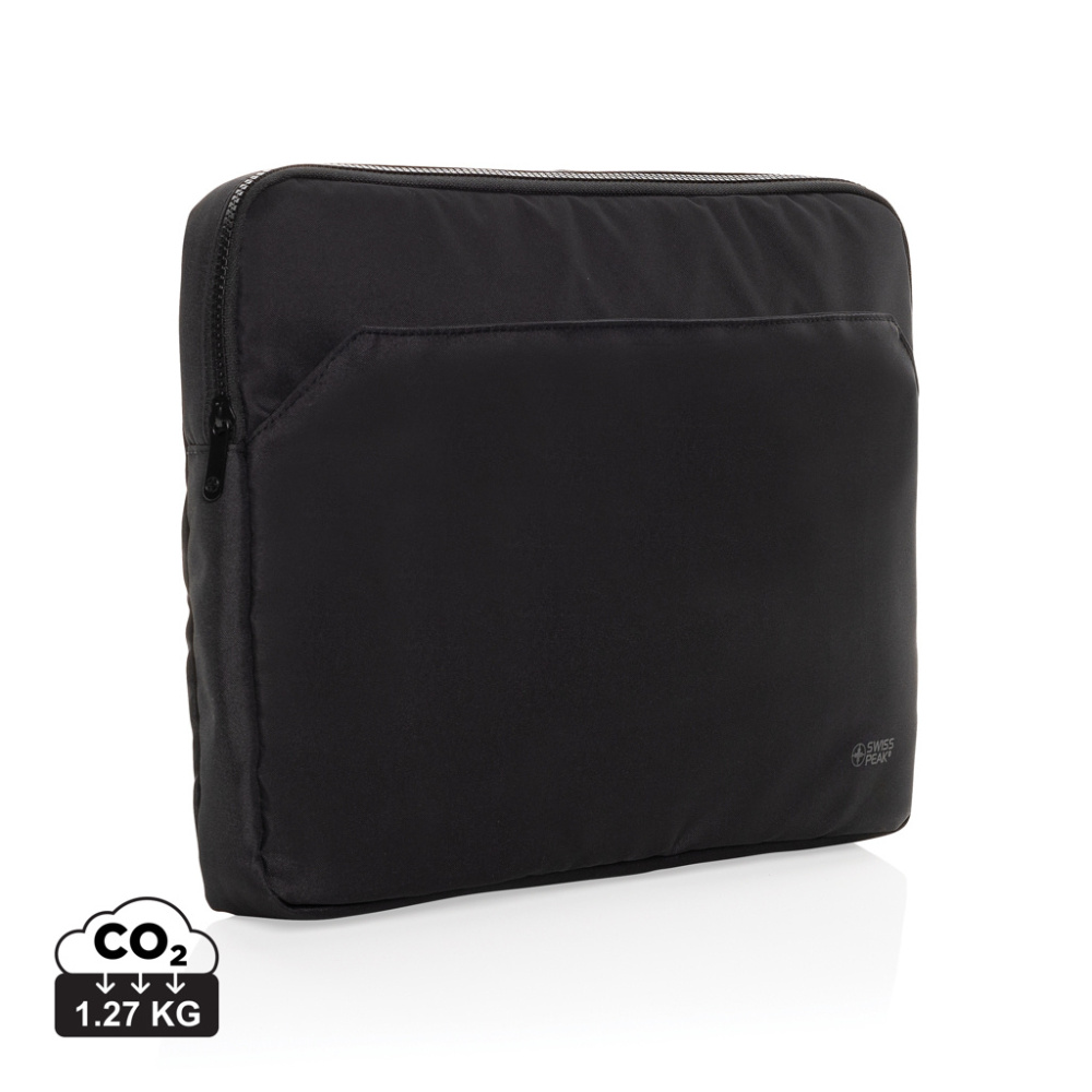 Logo trade mainostuotet tuotekuva: Swiss Peak Aware™ RPET Essential 15.6" Laptop sleeve