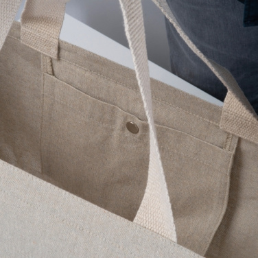 Logo trade liikelahjat mainoslahjat kuva: Iso puuvillakassi Pilar