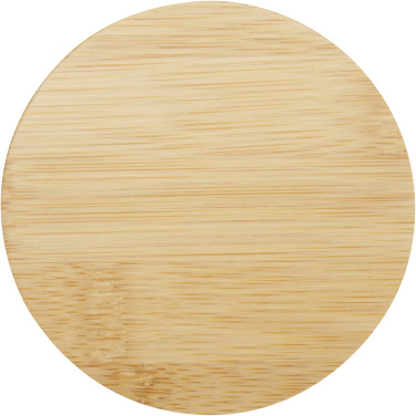 Logo trade mainoslahja kuva: Leona 350 ml:n lasikuppi bambukannella