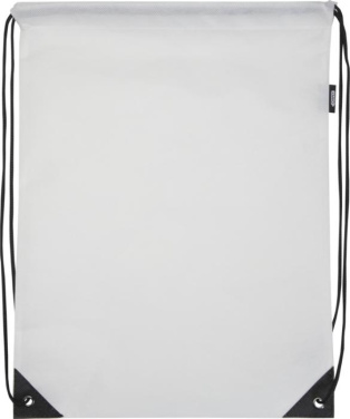 Logotrade liikelahjat mainoslahjat tuotekuva: Evergreen GRS-kierrätetty nyörisulkimellinen kuitukangaskassi 5 l