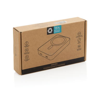 Logotrade mainoslahjat ja liikelahjat tuotekuva: Amporia RCS -10 000 mAh magneettinen powerbank