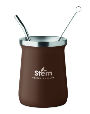 Logo trade liikelahja mainoslahja tuotekuva: Yerba mate -teekuppi