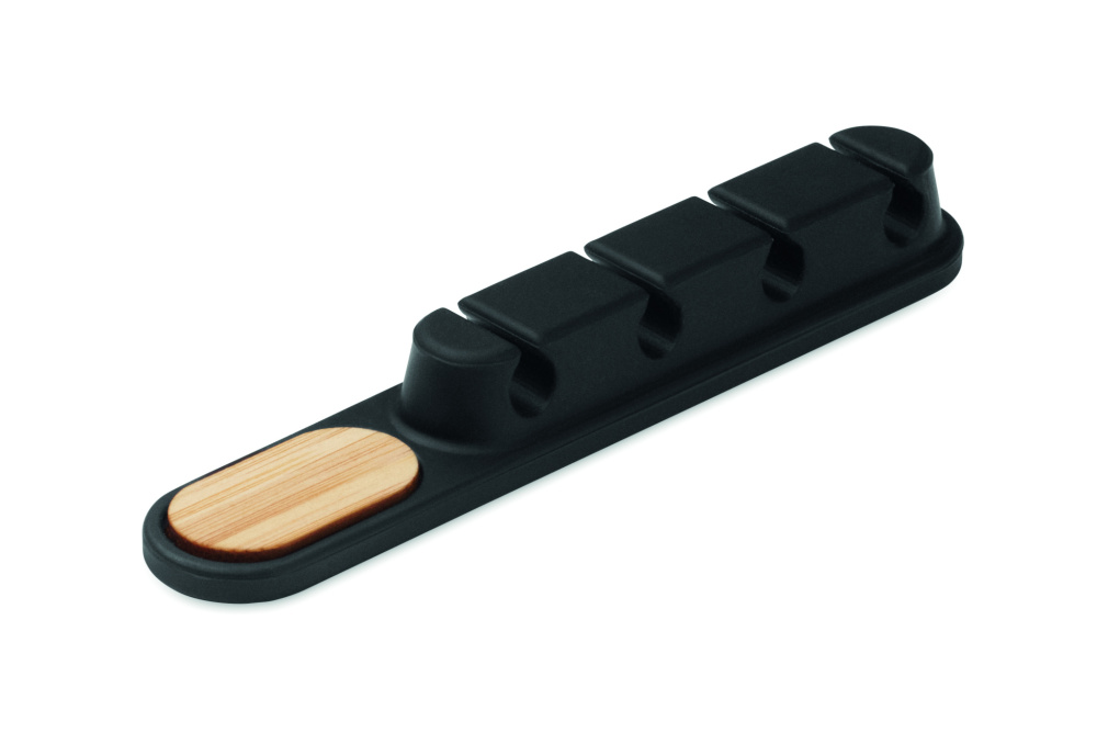 Logo trade liikelahjat mainoslahjat kuva: Silikoninen kaapelijärjestäjä