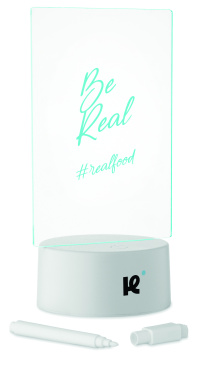 Logo trade mainoslahjat tuotekuva: Valaistu LED-muistitaulu