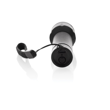 Logotrade liikelahja mainoslahja kuva: Flara RCS -kierrätysmuovinen USB-ladattava taskulamppu