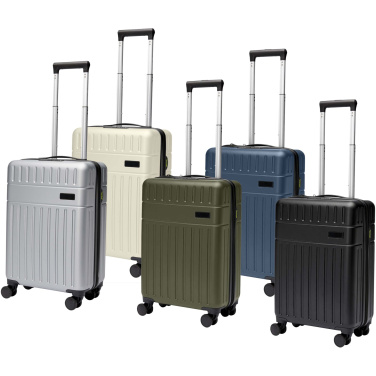 Logotrade liikelahja tuotekuva: Rover 20” GRS-kierrätetystä materiaalista valmistettu matkustamovetolaukku 40 l