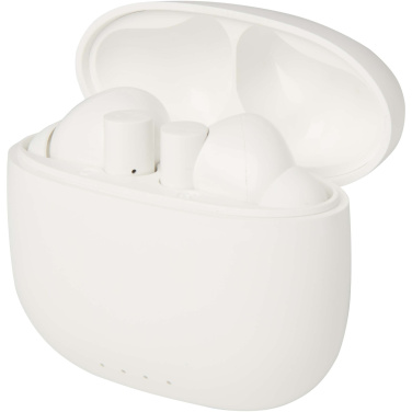 Logo trade liikelahjat tuotekuva: Alterf kierrätysmuovista valmistetut langattomat True Wireless Bluetooth® -kuulokkeet silikonisilla korvasovittimilla