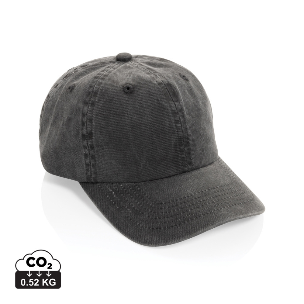 Logotrade liikelahja tuotekuva: BEAU AWARE™ 6-osainen 270 g/m²:n puuvillatwill-lippalakki