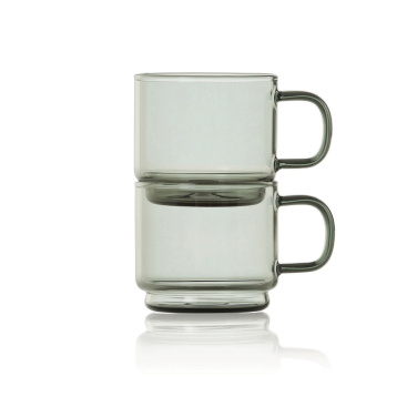Logo trade mainoslahjat tuotekuva: AdHoc Impact -espressokupit 70 ml, 2 kpl:n sarja