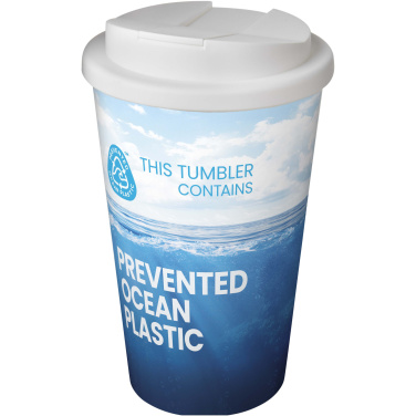 Logo trade liikelahjat tuotekuva: Brite-Americano® POP 350 ml eristetty muki, jossa on roiskesuojattu kansi