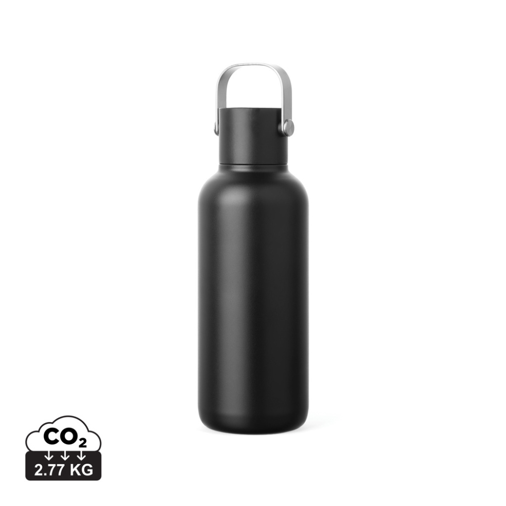 Logo trade mainoslahja ja liikelahja tuotekuva: VINGA Cael RCS SS -juomapullo 600 ml