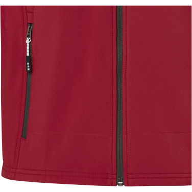 Logotrade liikelahja mainoslahja kuva: Langley softshell-takki miesten valmistettu GRS-kierrätysmateriaalista 