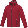 Langley softshell-takki miesten valmistettu GRS-kierrätysmateriaalista , Punainen
