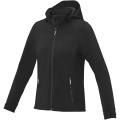 Langley softshell-takki naisten valmistettu GRS-kierrätysmateriaalista , Musta
