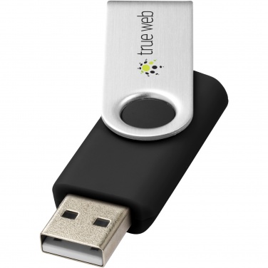 Logotrade reklaminės dovanos nuotrauka: Pasukti pagrindinę 32 GB USB atmintinę