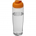 H2O Active® Tempo 700 ml sportinis buteliukas su atverčiamu dangteliu, Skaidrus / oranžinis